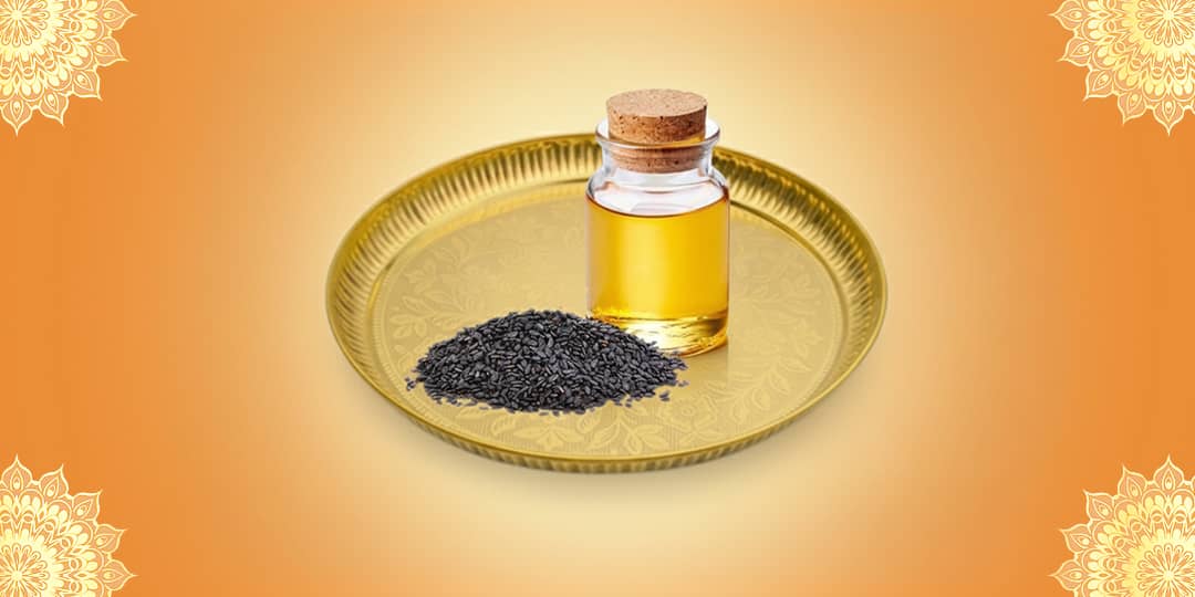 Offer Black Sesame Oil to Shani