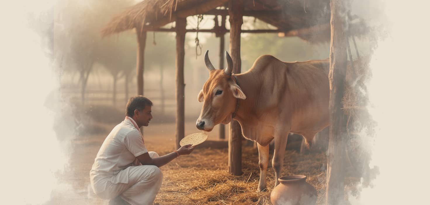 Offer Roti Seva to 1 Cow for 5 Weeks