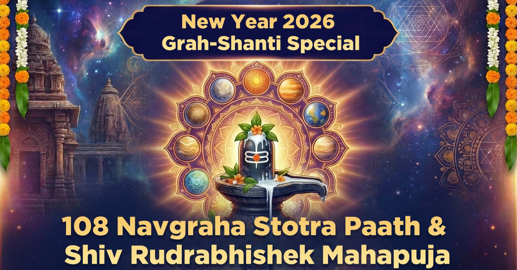 108 Navgraha Stotra Paath and Shiv Rudrabhishek Grah Shanti Mahapuja