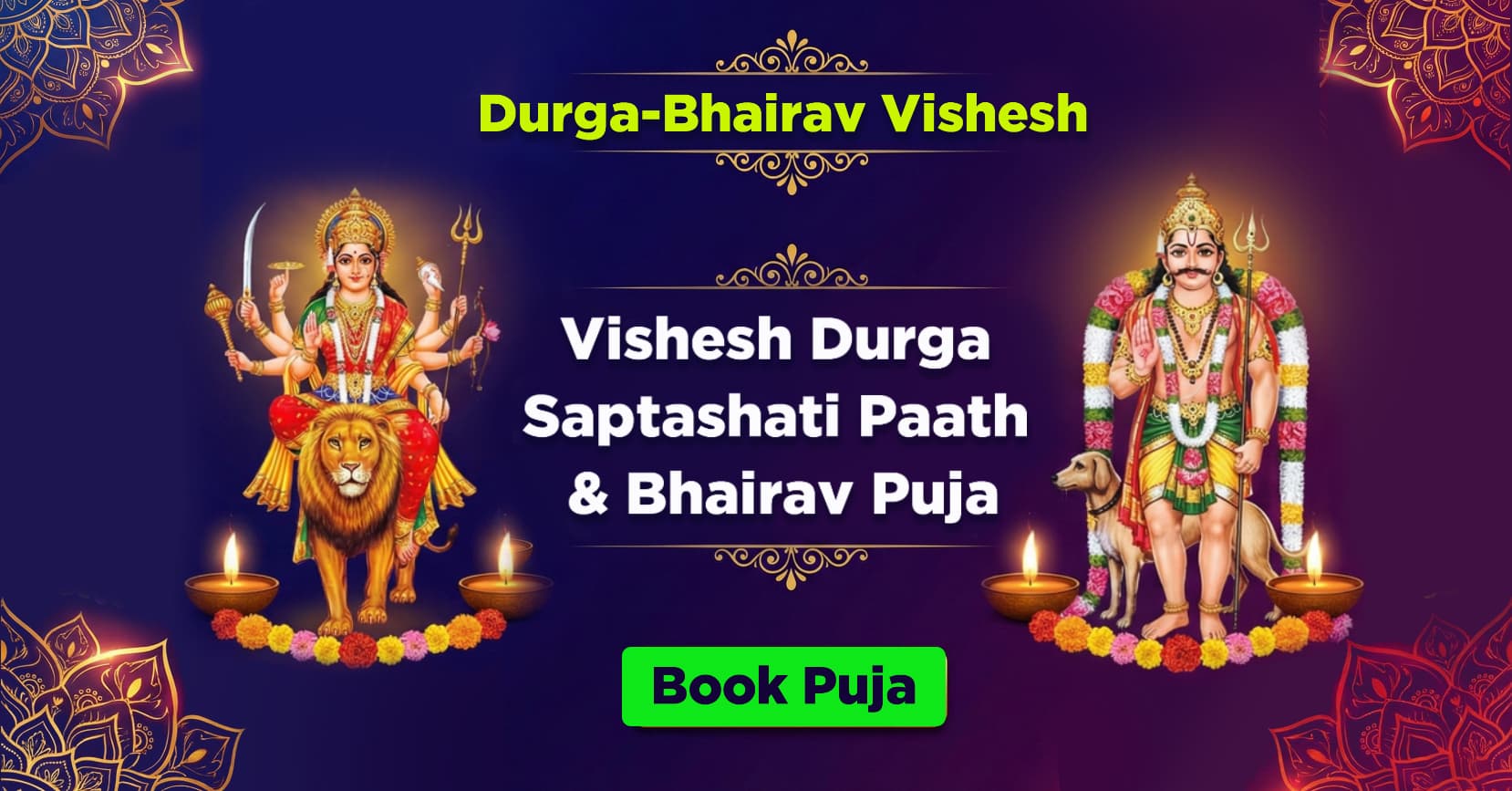 Vishesh Durga Saptashati Paath with Bhairav Puja for Family Protection and Wellbeing