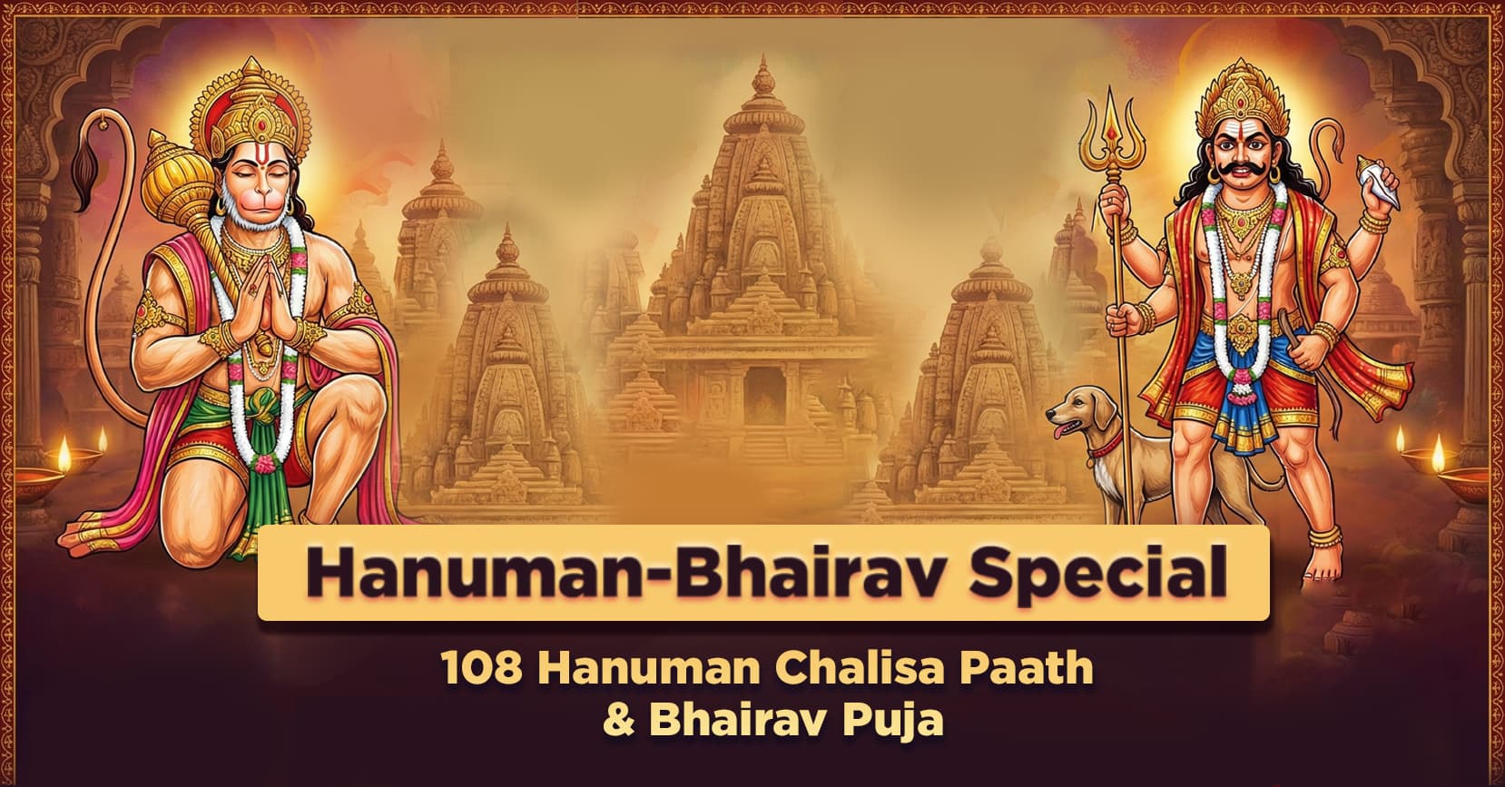 108 Hanuman Chalisa Paath and Bhairav Puja for Protection and Strength