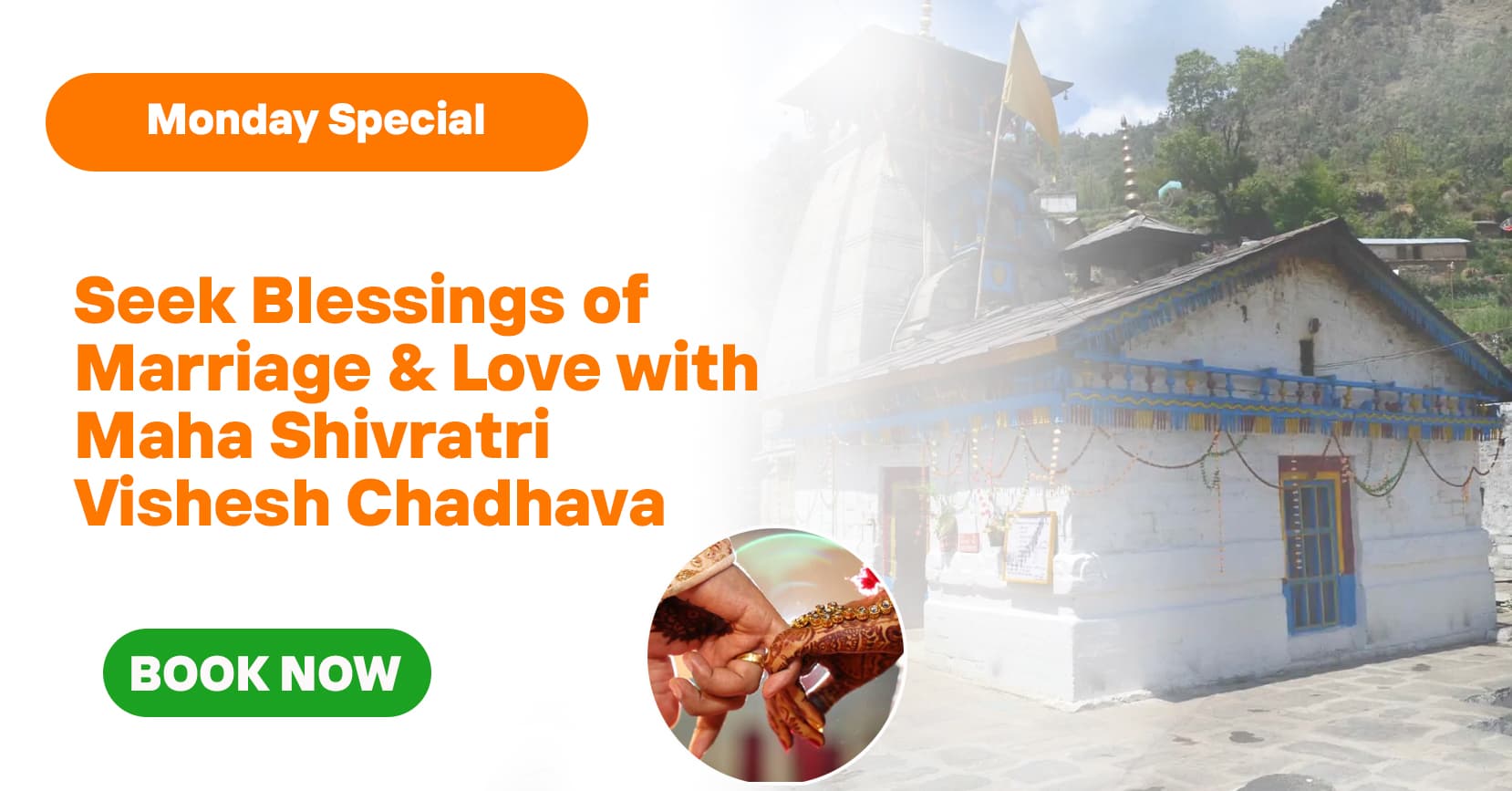 Seek Blessings of Marriage & Love with Maha Shivratri Vishesh Chadhava at Triyuginarayan Temple Where Shiva & Parvati Were United