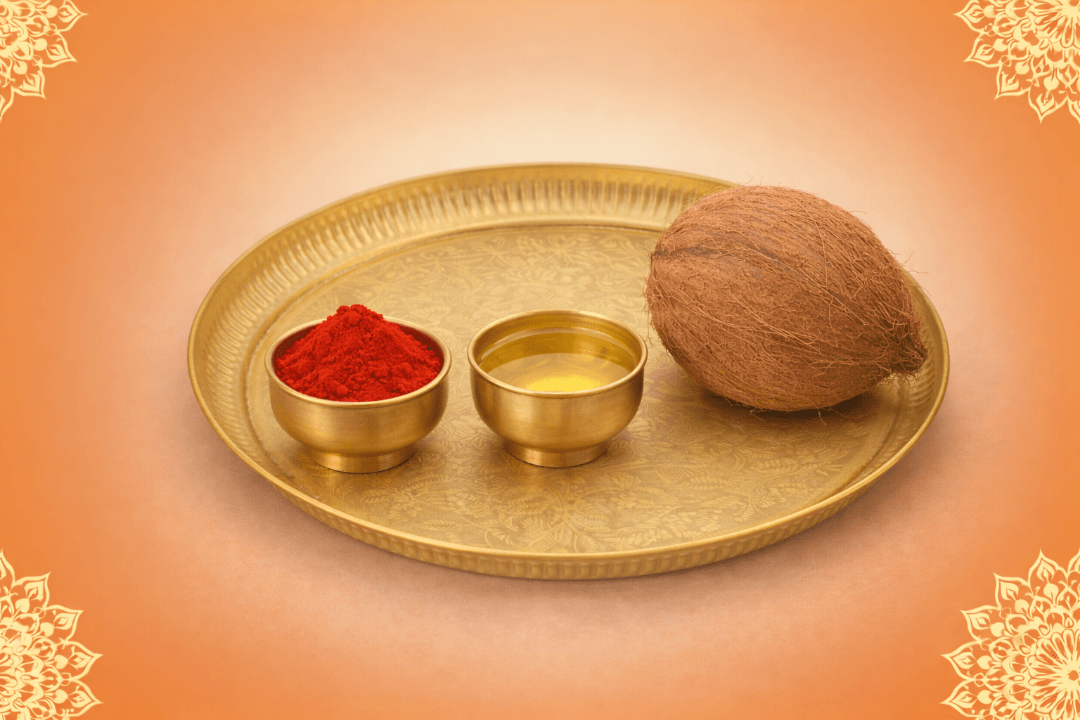 Offer Sindoor, Jasmine Oil & Coconut