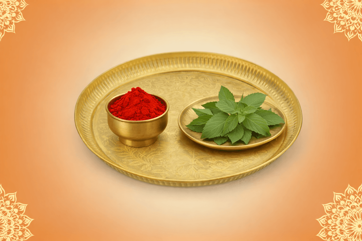 Offer Tulsi Leaves to Lord Ram and Sindoor to Hanuman Ji