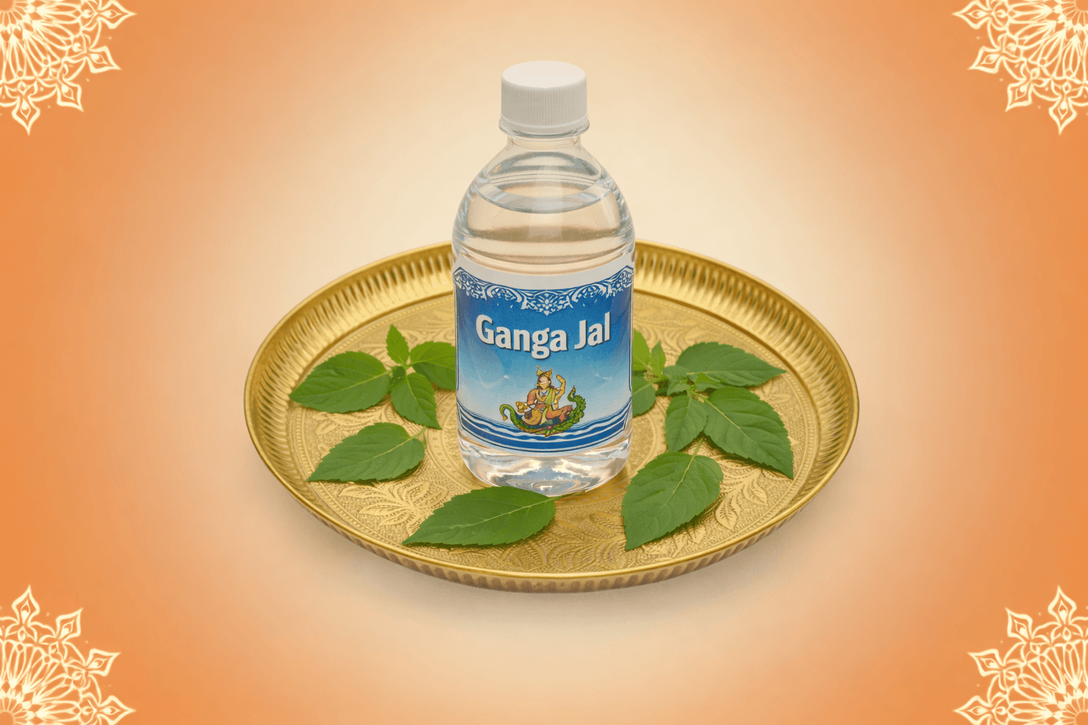 Offer Ganga Jal & Tulsi Leaves to Lord Vishnu