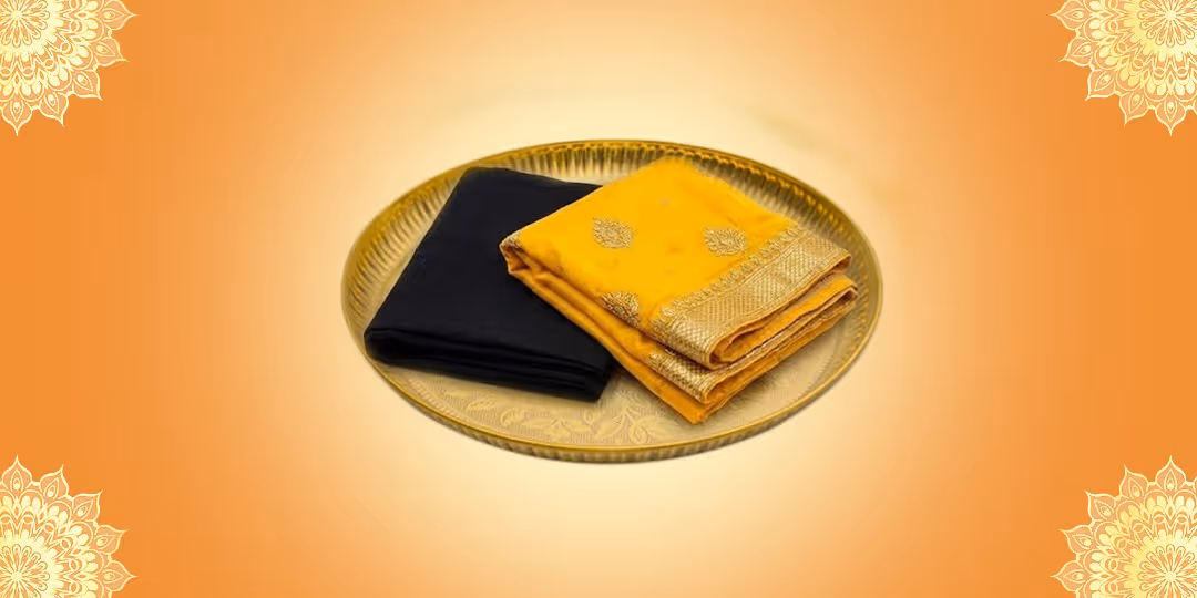 Offer Yellow Cloth to Maa Baglamukhi & Black Cloth to Kaal Bhairav